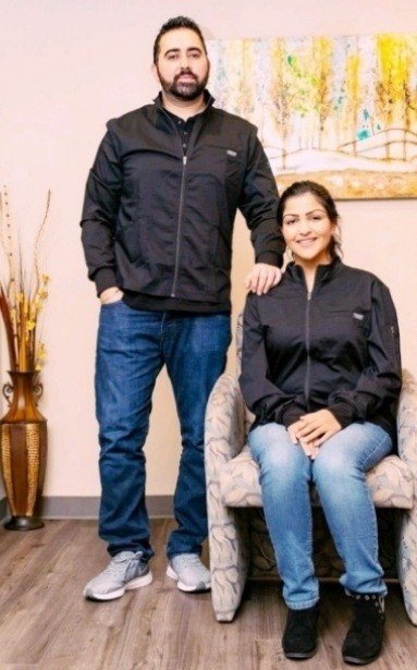 Doctor Dhaliwal and his wife Doctor Kaur