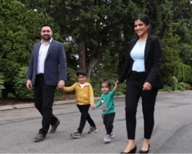 Doctor Dhaliwal and his family